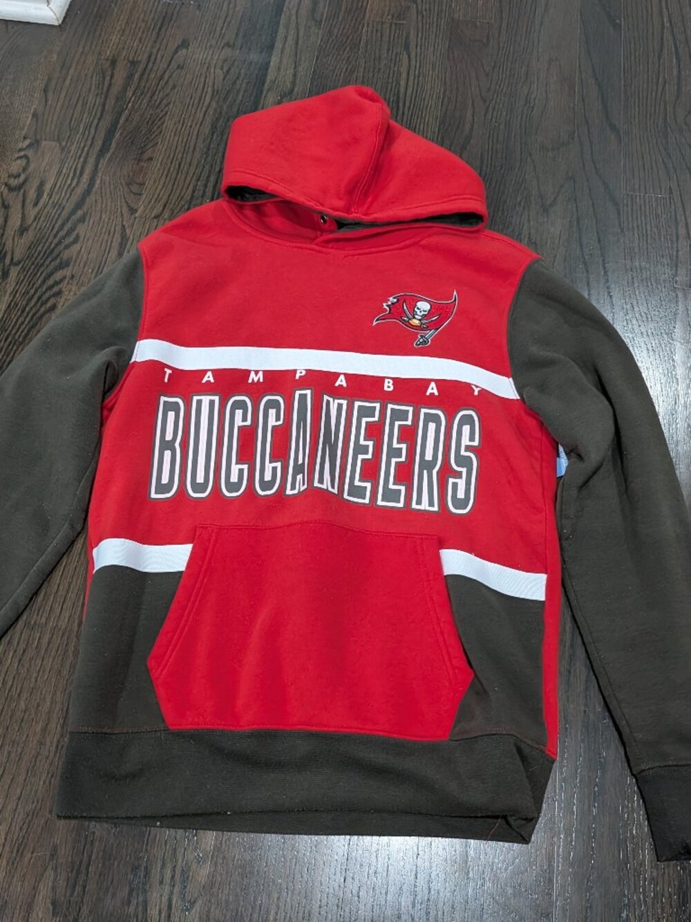 kids youth size XL tampa bay buccaneers football NFL fleece hoodie sweater
